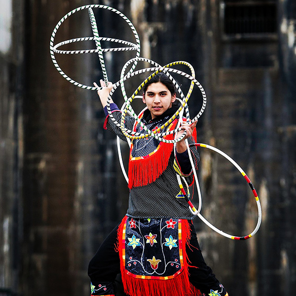 Nimkii Osawamick, Powwow artist featured at Pulse Ontario Dance Conference